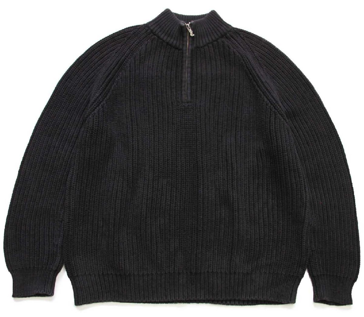 【STONE ISLAND】00s half knit sweater肩幅48cm