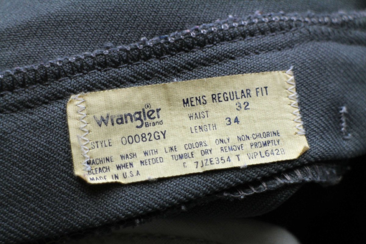 80s USA製 Wranglerラングラー 82GY ランチャードレスジーンズ