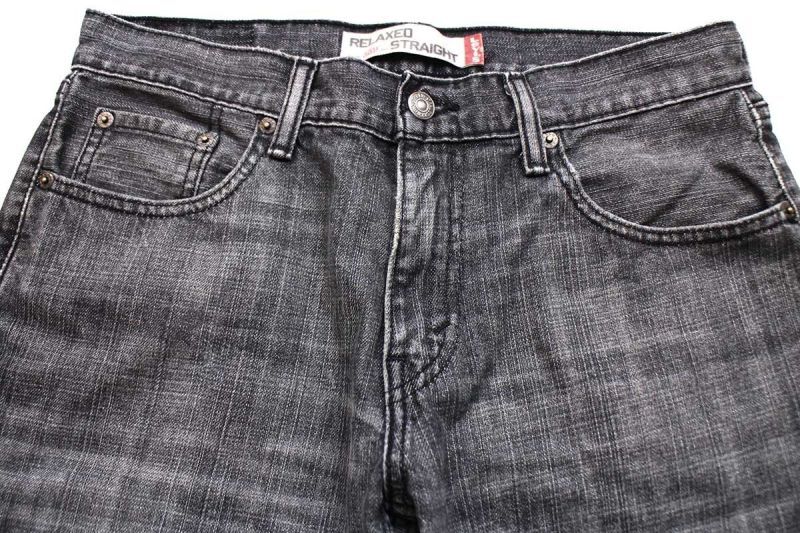 メキシコ製 Levi'sリーバイス 559 先染め ブラック デニムパンツ w30