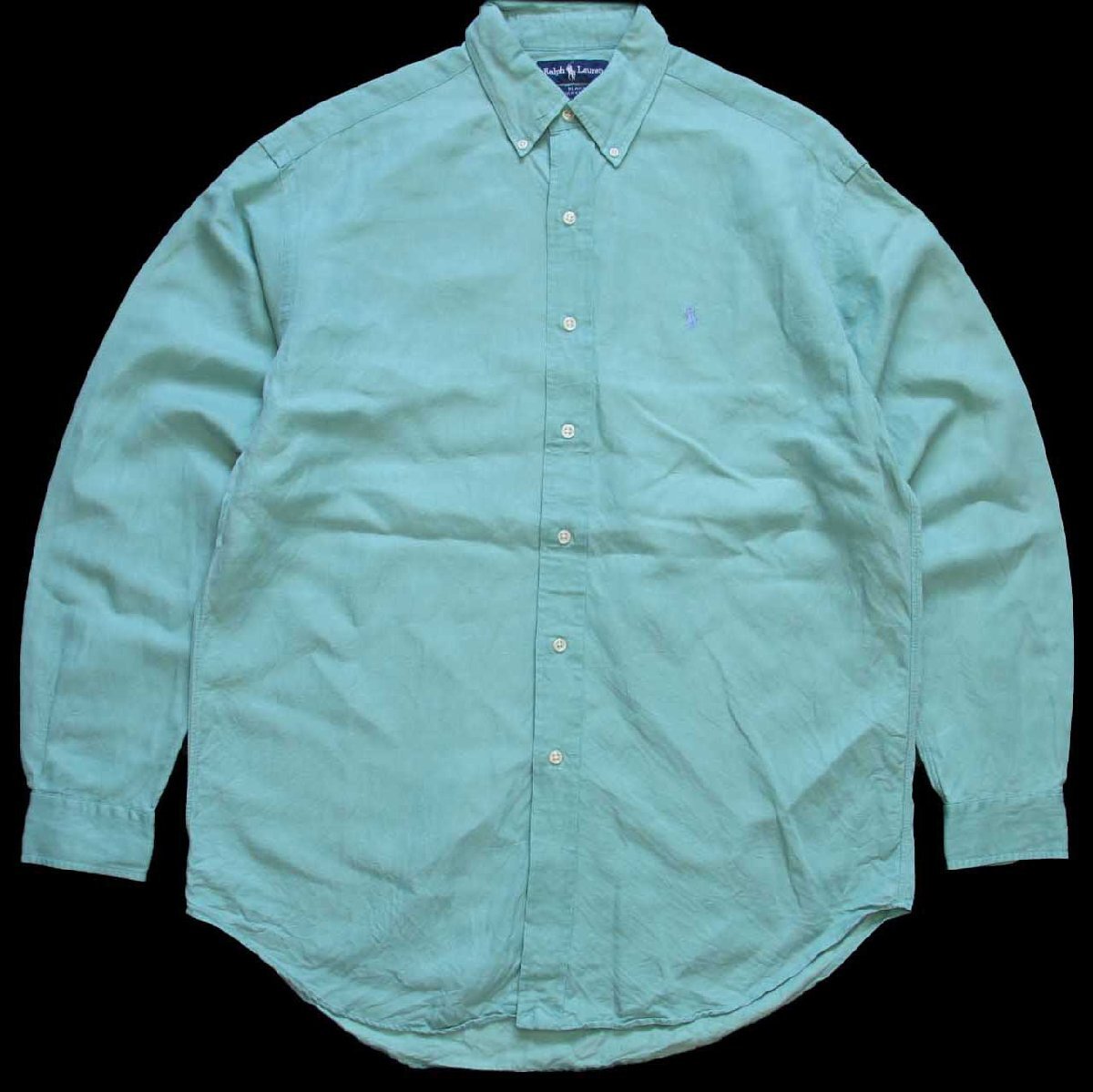 【高評価在庫】Ralph Lauren shirt ワンポイント　BLAKE XXL 刺繍　グッチカラーネルシャツ チェック柄 長袖シャツ XLサイズ以上