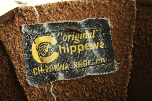 90s USA製 CHIPPEWAチペワ PT91 ショートエンジニアブーツ 茶 10