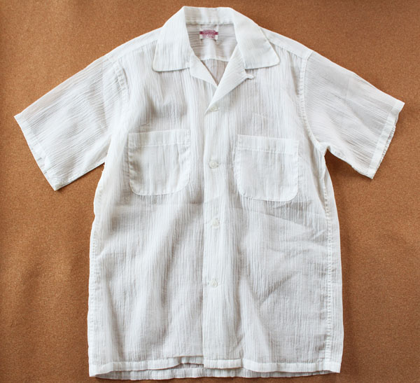 50's PENNEY'S TOPFLIGHT ナイロン 半袖シャツ S - Sixpacjoe Web Shop