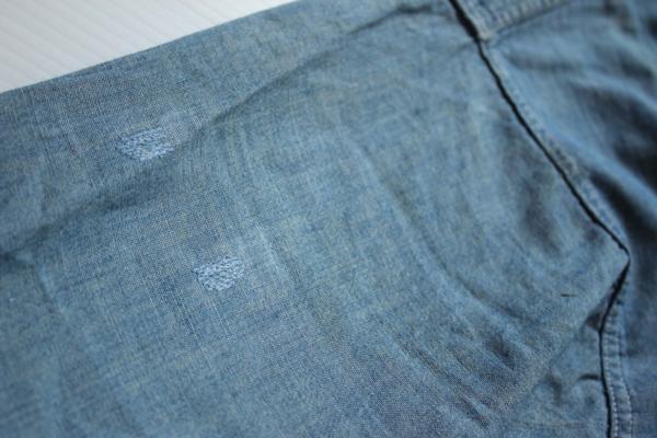 希少】 40s STURDYOAK Black Chambray shirts - シャツ