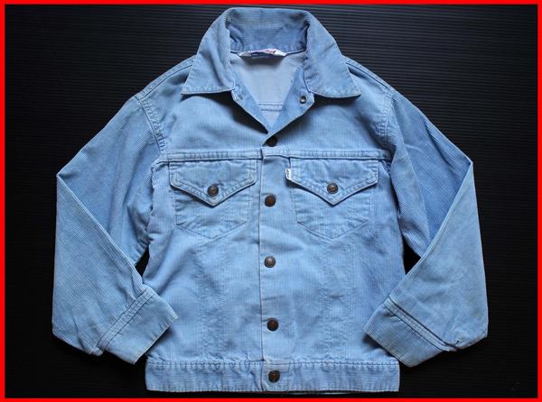 70s Levi'sリーバイス コーデュロイジャケット 水色 - Sixpacjoe Web Shop