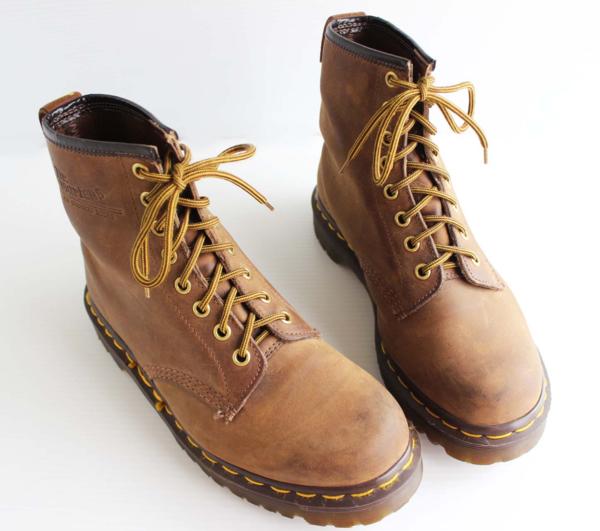 英国製 DR.MARTENSドクターマーチン 8ホールブーツ 茶 UK6 - Sixpacjoe