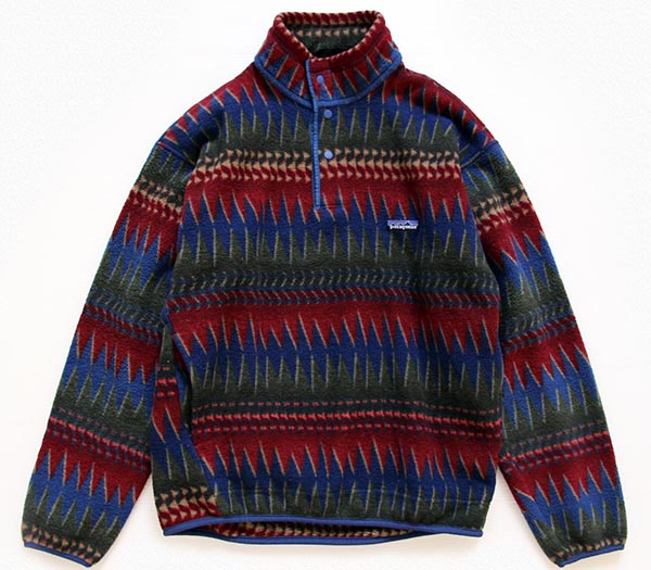 patagonia パタゴニア 90s シンチラ ミネハハ 総柄 スナップT - ブルゾン