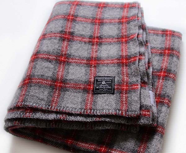 USA製 FARIBAULT WOOLEN MILL チェック ウール ブランケット