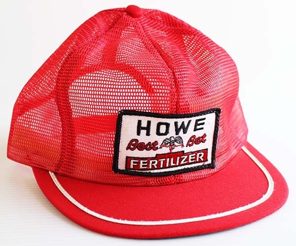 デッドストック☆80s USA製 HOWE FERTILIZER パッチ付き オール