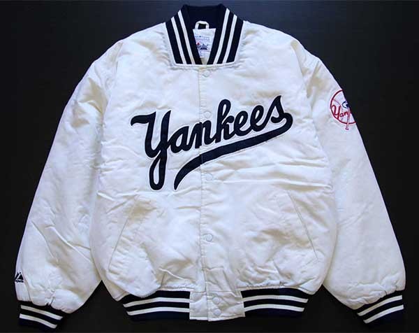 90s Majestic MLB New York Yankees ニューヨーク ヤンキース ナイロン ...