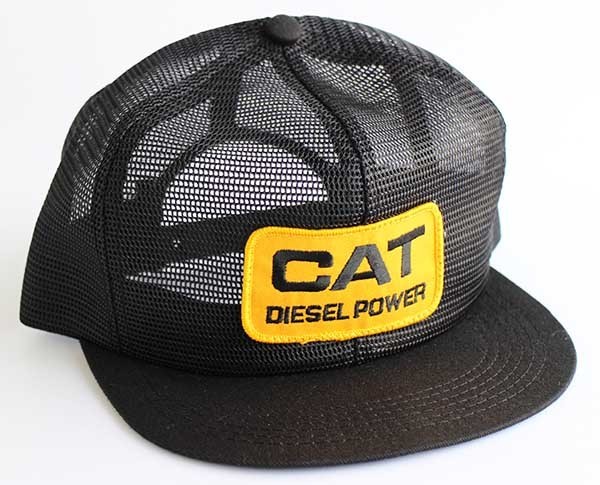 デッドストック☆80s USA製 CAT DIESEL POWER キャタピラー パッチ付き