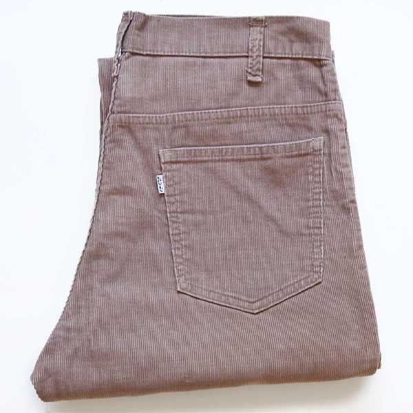 70s Levi'sリーバイス 646 コーデュロイパンツ ベージュ w34 L33