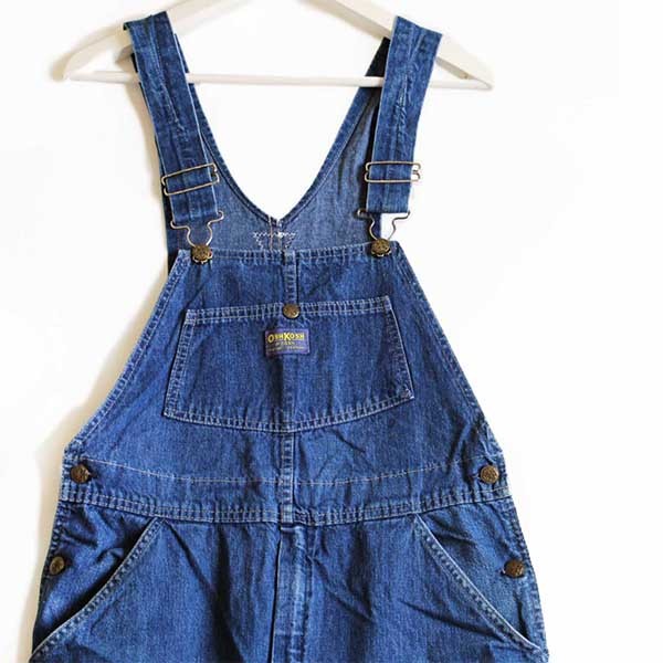 80s USA製 OSHKOSH B'GOSH デニム オーバーオール w32 L33 - Sixpacjoe