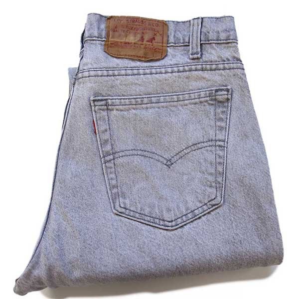 90s USA製 Levi'sリーバイス 506 グレー デニムパンツ w36 L30