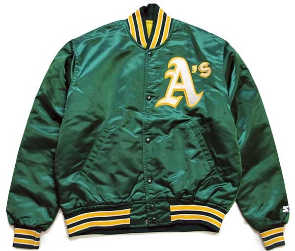 90s USA製 STARTERスターター MLB Oakland Athletics キルティング