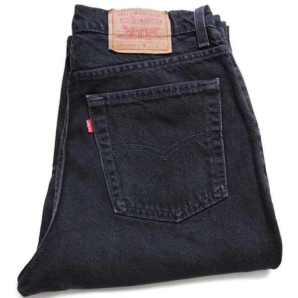 90's USA製 Levi's リーバイス 512 ブラックデニム - デニム