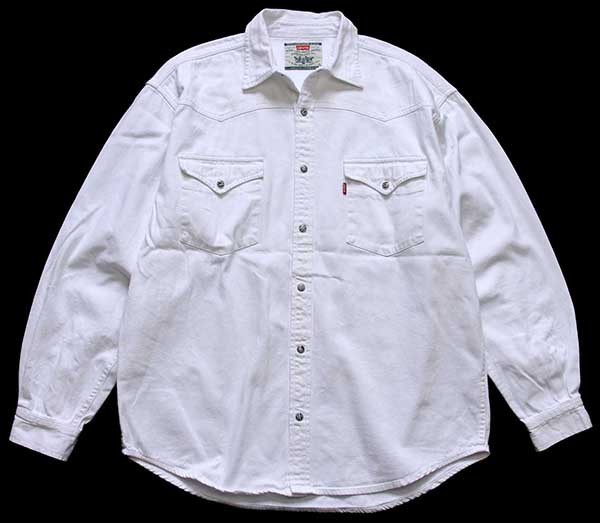 専用Levi’s リーバイス　白色　コットンシャツ　90’s ジージャン　大きめ
