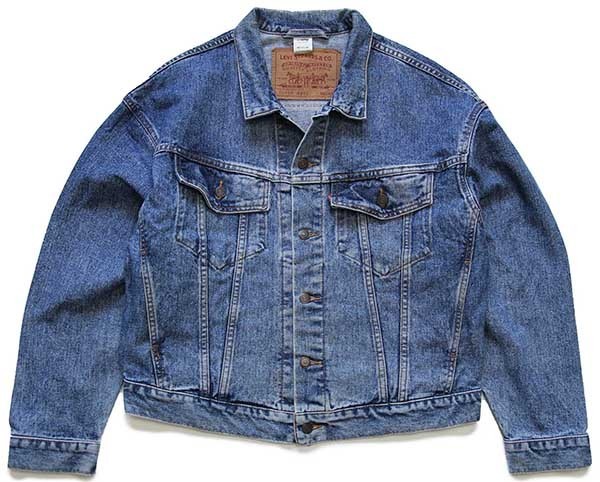 90s メキシコ製 Levi'sリーバイス 70598 デカパッチ デニムジャケット