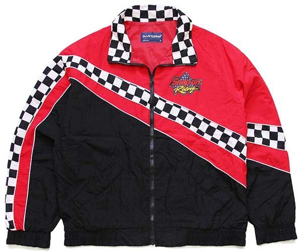 90s USA製 swingster Snap-on Racing チェッカーフラッグ 切り替え ...