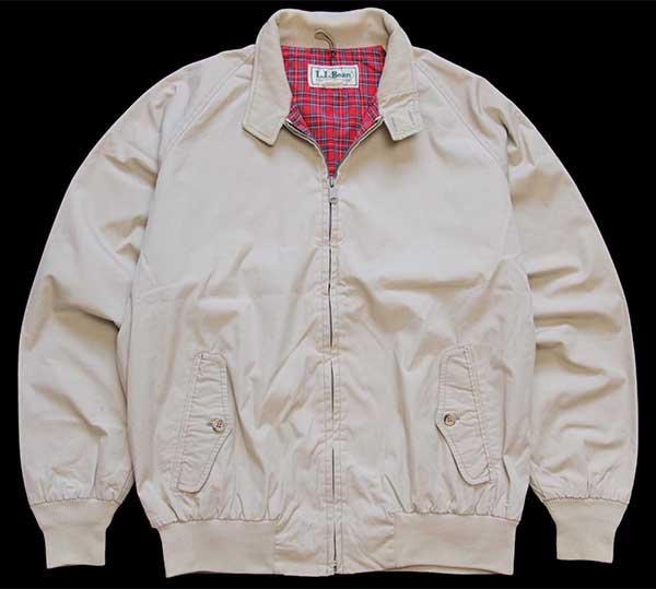 80s USA製 L.L.Bean G9タイプ タータンチェックライナー ハリントン