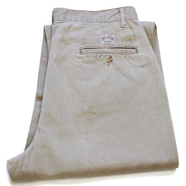 90s ラルフローレン ETHAN PANT ツータック チノパンツ ブラック