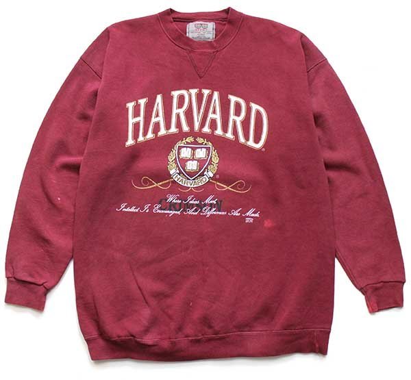 HAVARD UNIVERSITY CRIMSON スウェット 80s 90s - スウェット